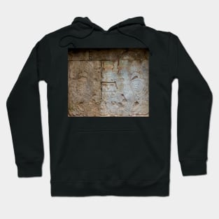 Mayan Stone Sculpture from Chichen Itza Hoodie